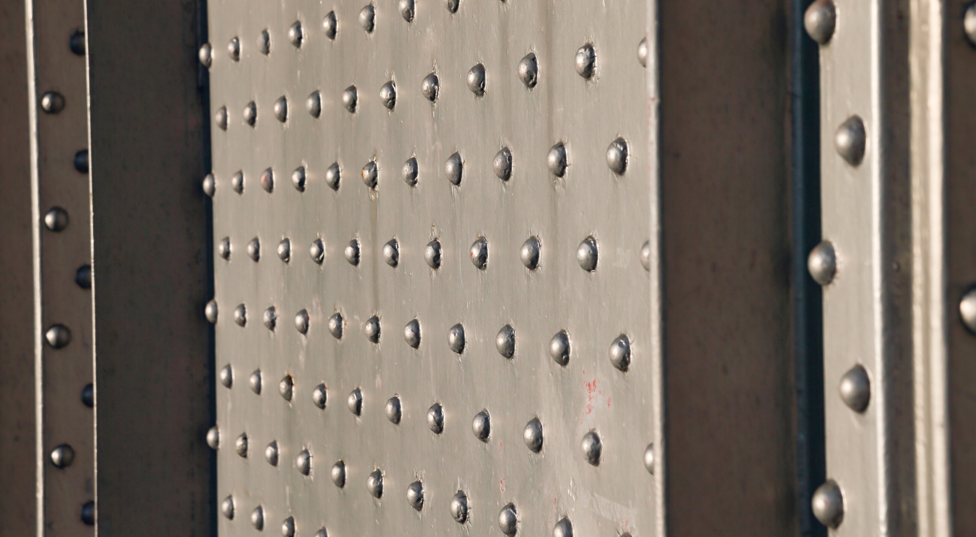 Solid Riveted sheet of metal