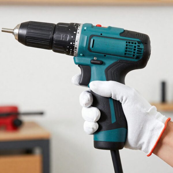 An ergonomic aviation hand tool with a comfortable grip designed to reduce technician fatigue during maintenance.